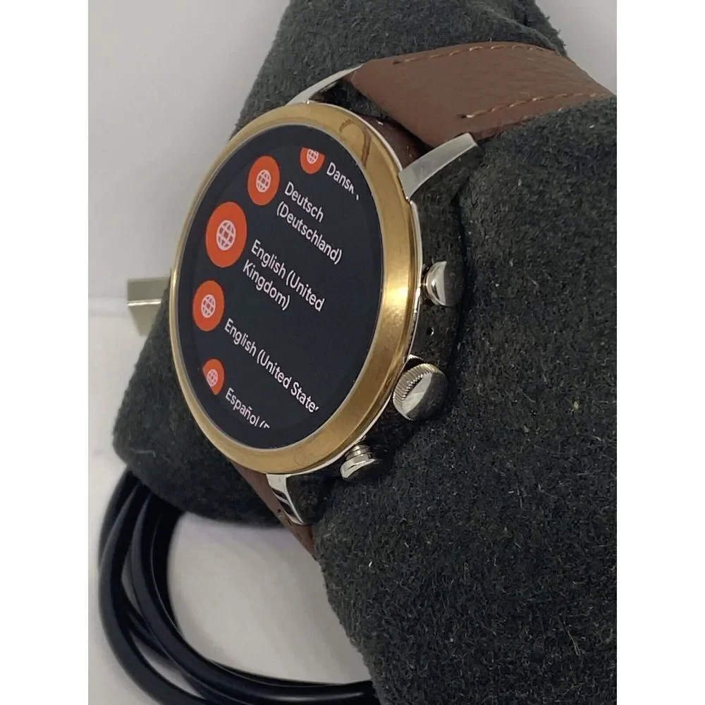 Fossil Gen 4 Authentic Digital Dial Smart Watch Custom Band FTW6016 AB504